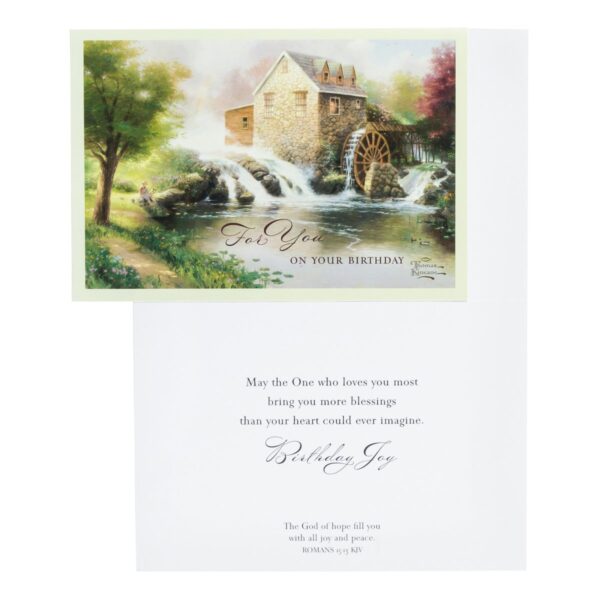 Cards Birthday Thomas Kinkade Bxd 120 1110 2