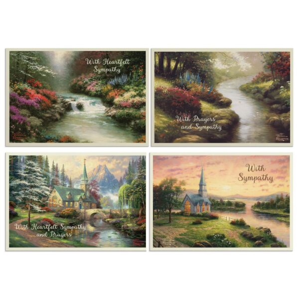 Cards Sympathy Thomas Kinkade 12/Box 120 2598 0