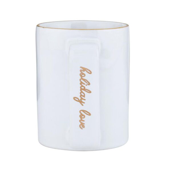 Gold Foil Organic Mug - Holiday Love 125 1682 1