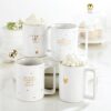 Gold Foil Organic Mug - Holiday Love - Image 3