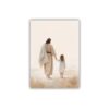 Canvas - Jesus Walking With Child 5x7 - Currently unavailable