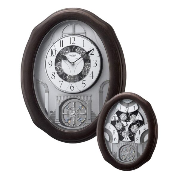 Rhythm Clock - Glory Espresso 128 2686 0