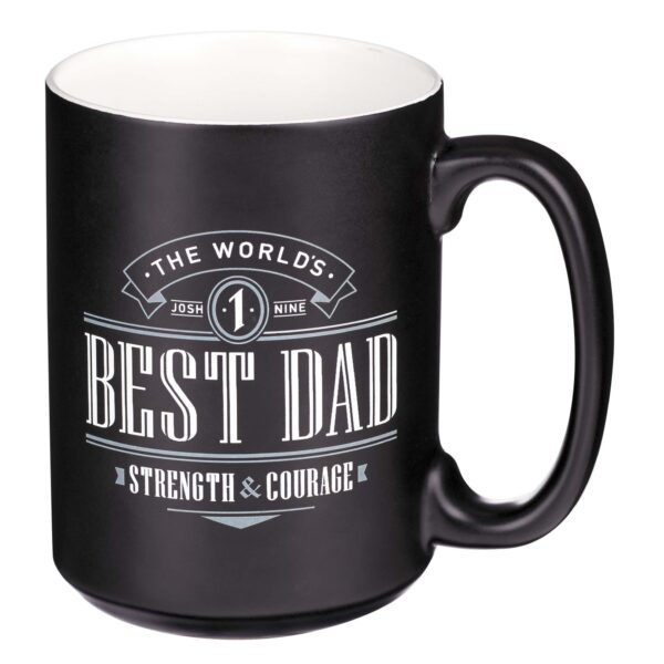 Ceramic Mug Best Dad Joshua 1:9 132 4957 0