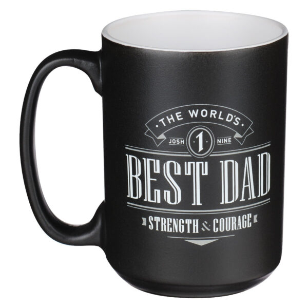 Ceramic Mug Best Dad Joshua 1:9 132 4957 1