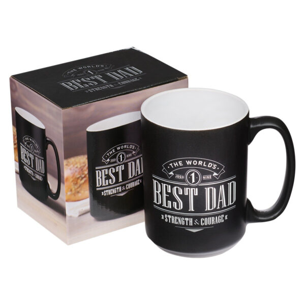 Ceramic Mug Best Dad Joshua 1:9 132 4957 2