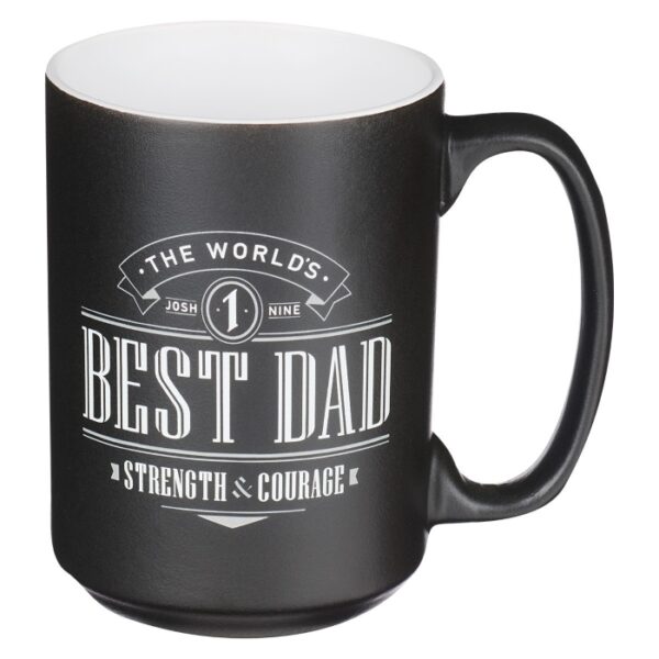 Ceramic Mug Best Dad Joshua 1:9 132 4957 3