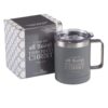Gray Stainless Steel Mug - I Can Do All Things - 11 oz - Image 3