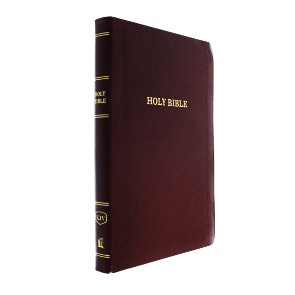 KJV, Thinline Reference Bible, Leather-Look, Burgundy, Red Letter Edition 206 0829 2