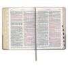 KJV Pink and Gray Faux Leather Super Giant Print Full-size Bible - Image 3