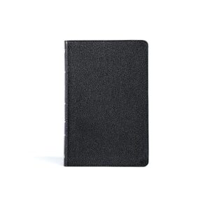 Image of KJV Thinline Bible Black Genuine Leather, Indexed