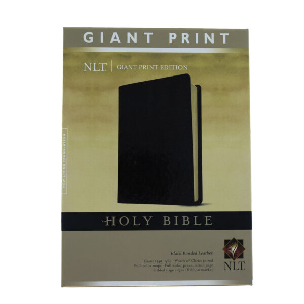 NLT2 Giant Print Bible-Black Bonded Leather Indexed 212 0057 2