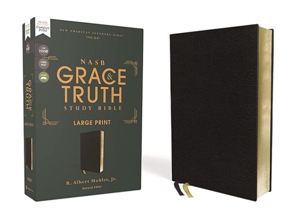 NASB Grace & Truth Study Bible Black Bonded Leather, Large Print 226 0120 0