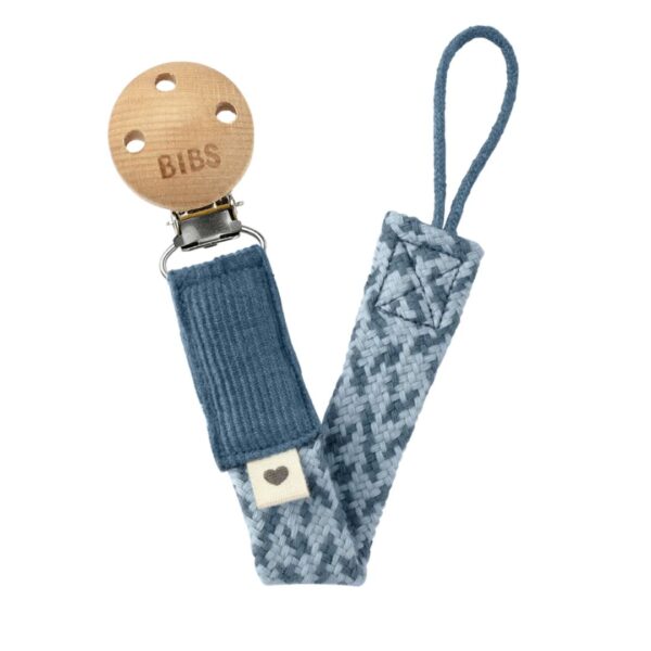 BIBS Pacifier Clip Petrol/Baby Blue 300 1096 0