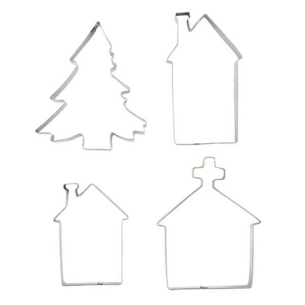 Christmas Village Cookie Cutter Set Book Box - Joy to the World 356 0262 1