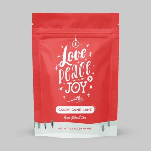 Candy Cane Lane Black Tea with Peppermint - Christmas Gift