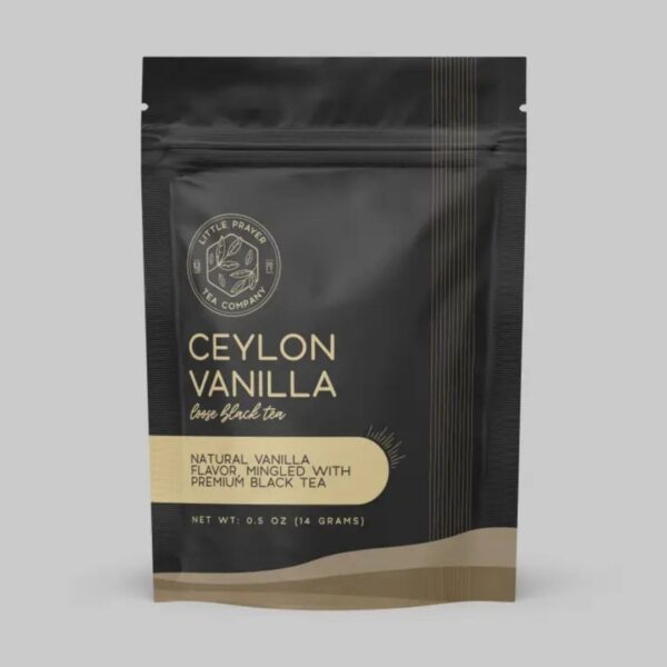 Vanilla Black Tea - Ceylon Vanilla Loose Leaf Black Tea 450 1131 0