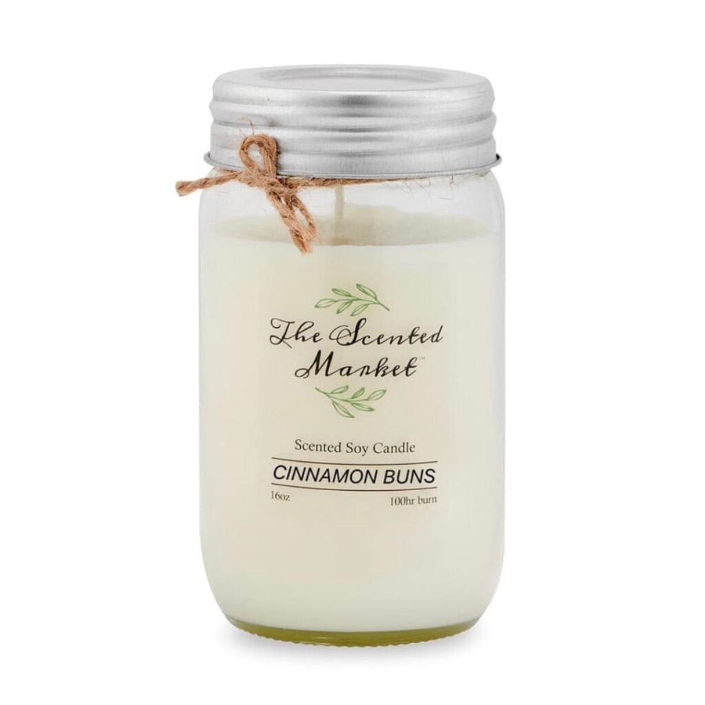 Image of Soy Wax Candle – Cinnamon Bun 16 oz
