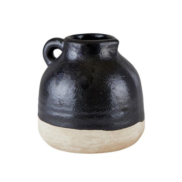 Black Artisan Dipped Vase - Small 460 1417 0