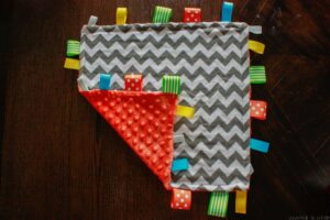 Image of Blanket Baby Tags with Rings Assorted
