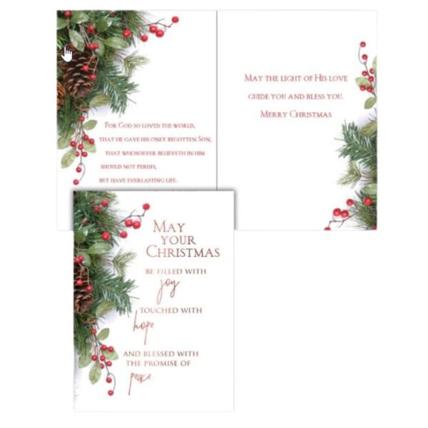 Boxed Christmas Cards - Christmas Berries 540 0428 0