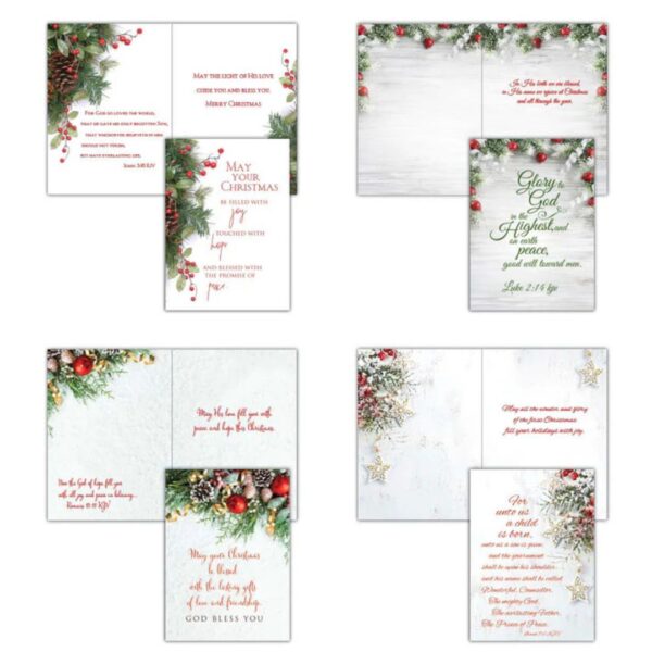 Boxed Christmas Cards - Garland Christmas 540 0434 1