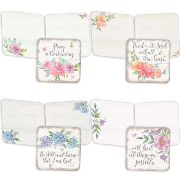 Floral Inspirations - Boxed Note Card Assortment - 20 Cards & 20 Envelopes 540 0442 1