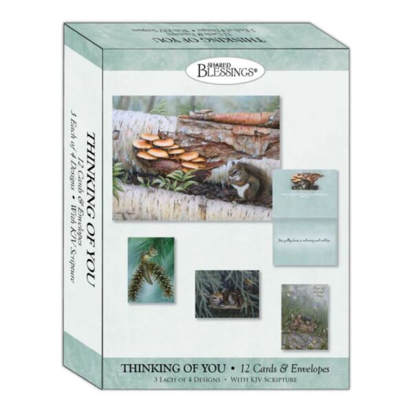 Woodlands - Boxed Thinking of You Cards, Box of 12 540 0443 0