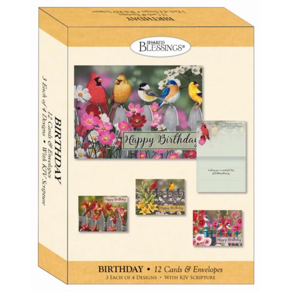 Boxed Birthday Cards - Birds 540 0450 0