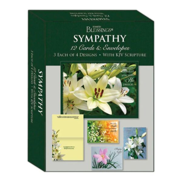 Sympathy - Lilies - Assorted Sympathy Cards 540 0453 0