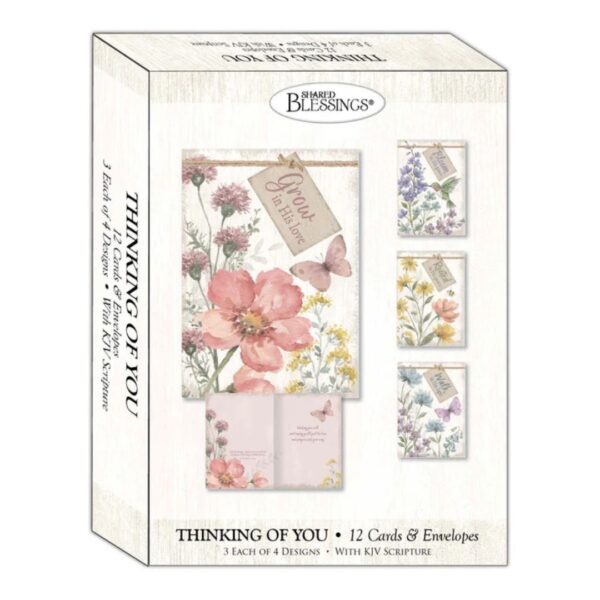 Peaceful Garden - Boxed Thinking of You Cards, Box of 12 540 0454 0