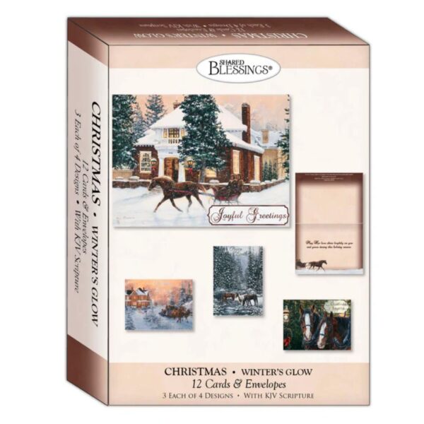 Boxed Christmas Cards - Winters Glow 540 0480 0