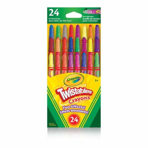 Crayola 24 Mini Twistables Fun Effects 608 0067 0