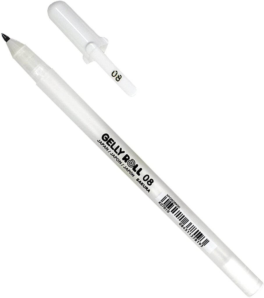 Image of Gelly Roll Bible Journalling Pen – White (08)