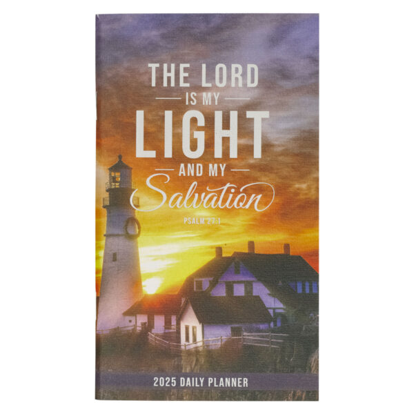 2025 Daily Planner Sm Light & Salvation Ps. 27:1 615 1051 0