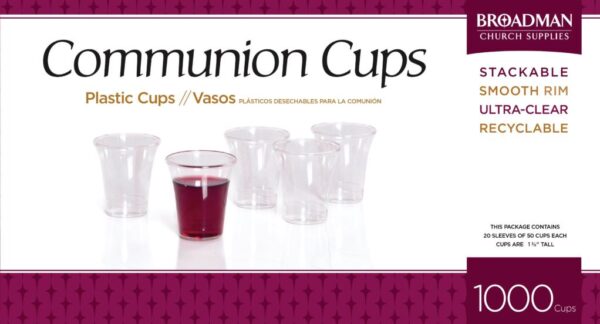 Communion Cups Plastic – 1,000 pk 620 0015 0