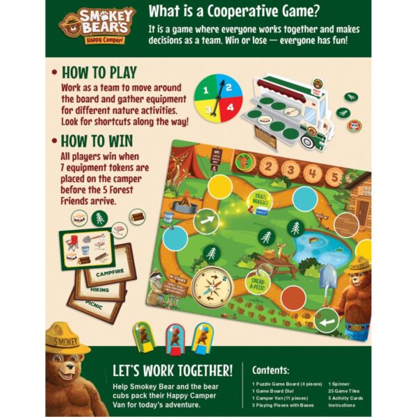 Smokey Bear Happy Camper Coop Game 650 0211 2