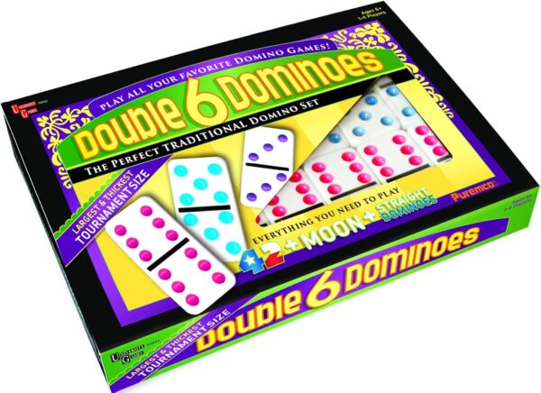 Double 6 Color Dot Dominoes 650 0512 0