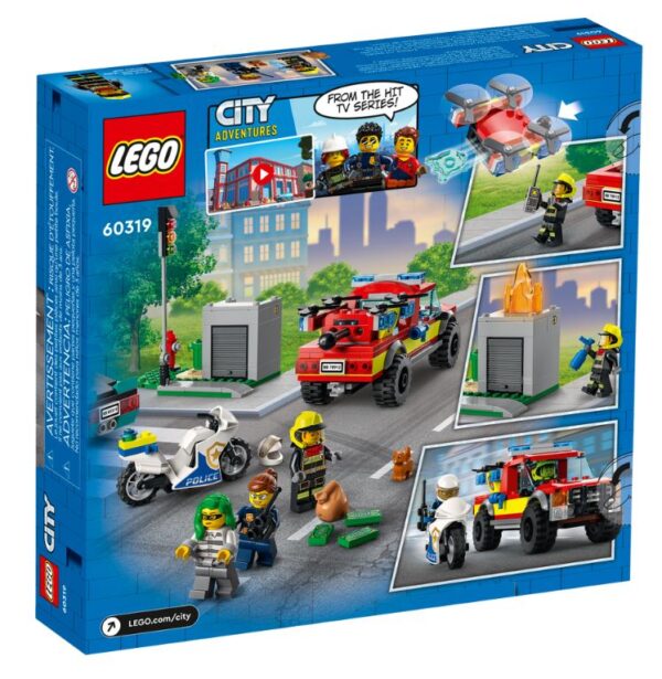 Lego City Fire Rescue & Police Chase 60319- Discontinued 660 0175 1