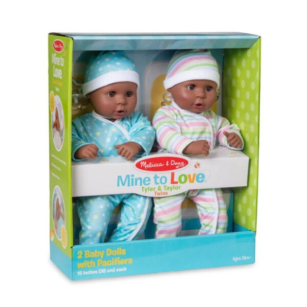 Mine to Love Twins Tyler & Taylor Dolls 660 3805 2