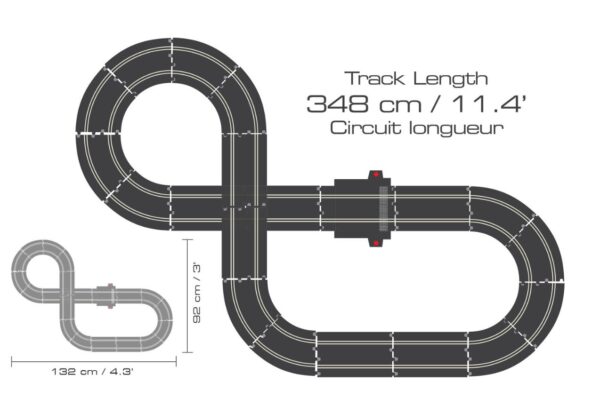 LiteHawk Circuit - Cruisin Racetrack Set 660 3872 1