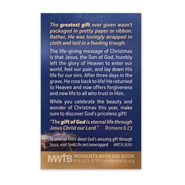 Tract: Christmas Unwrapped NKJV 50pk 116 0685 1