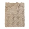 BIBS Knitted Blanket Wavy Ivory