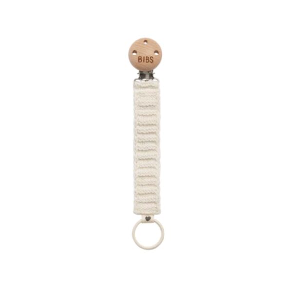 Pacifier Clip Knitted - Ivory 300 1148 0