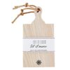 Mini Paulownia Wood Boards - Let It Snow - Set of 2