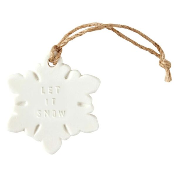 Face to Face Ceramic Ornament - Snowflake - Let It Snow 460 1430 1