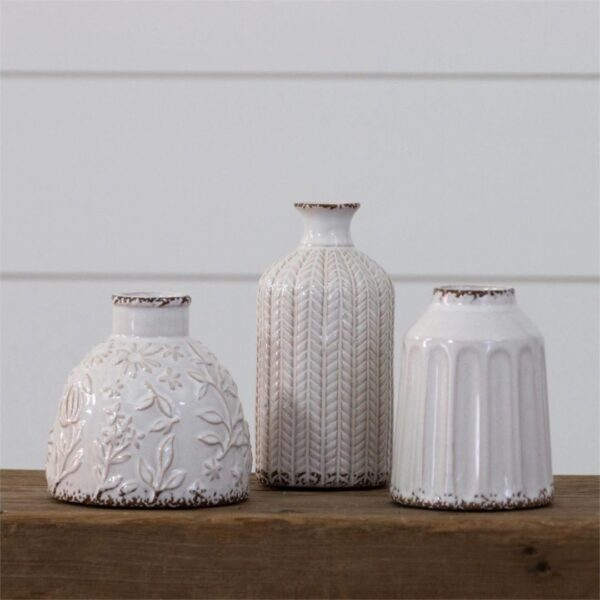 Textured Patterns Vases, Sm 460 1433 0