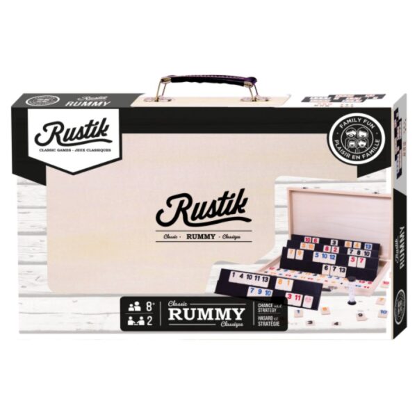 Rustik Rummy Game w/ Wood Case 650 0549 0