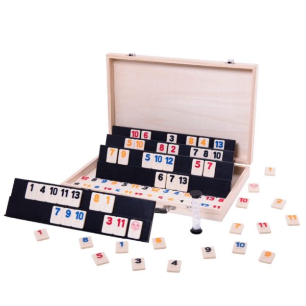 Rustik Rummy Game w/ Wood Case 650 0549 1