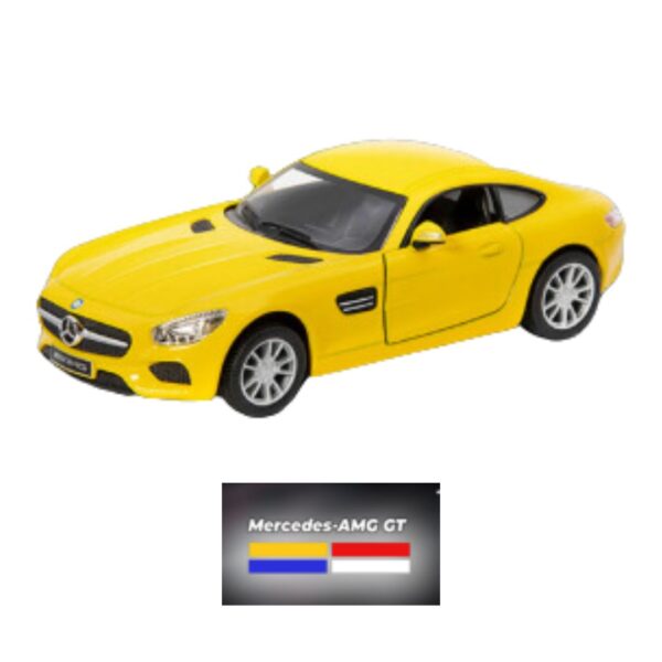 1:43 Silver Mercedes AMG Luxury Car
