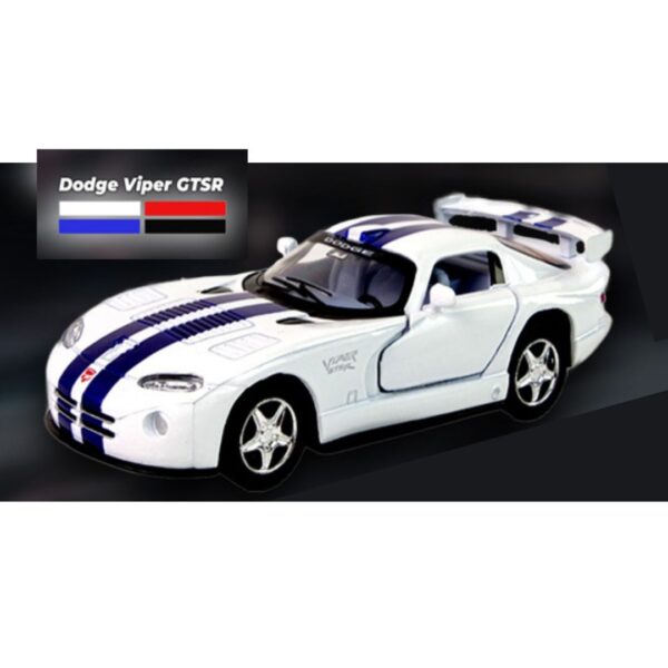 1:43 Black Dodge Viper Racing Car 660 3947 0